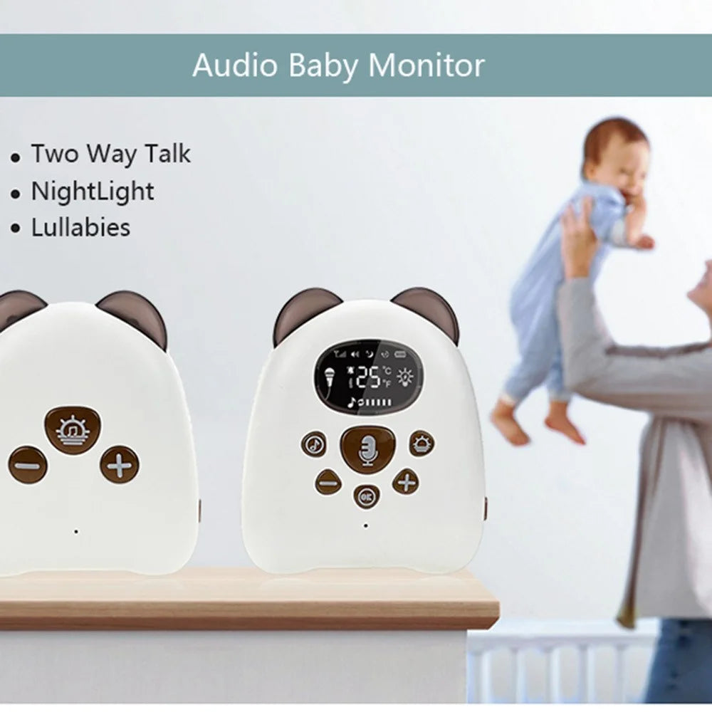 V50 Wireless Two-Way Audio Baby Monitor Voice Detection Alert Music Playback Monitoring Device - 4