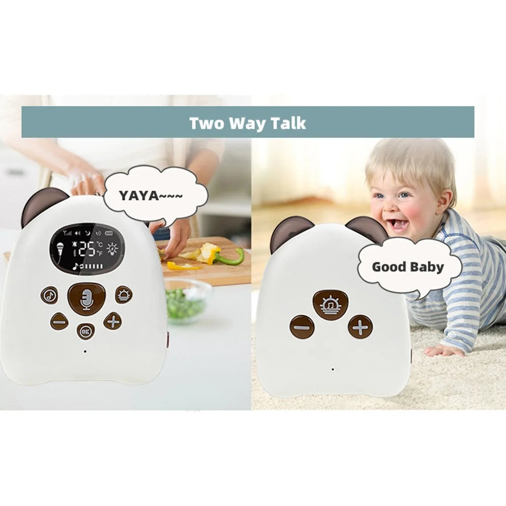 V50 Wireless Two-Way Audio Baby Monitor Voice Detection Alert Music Playback Monitoring Device - 6