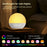 SH08A Fabric Sunrise Design Alarm Clock Bluetooth-Compatible Speaker White Noise with LED Night Light / FM Radio - US Plug - 7