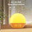 SH08A Wood Grain LED Night Light Alarm Clock Sunrise Colorful Ambient Lamp with White Noise Speaker / FM Radio - US Plug - 2