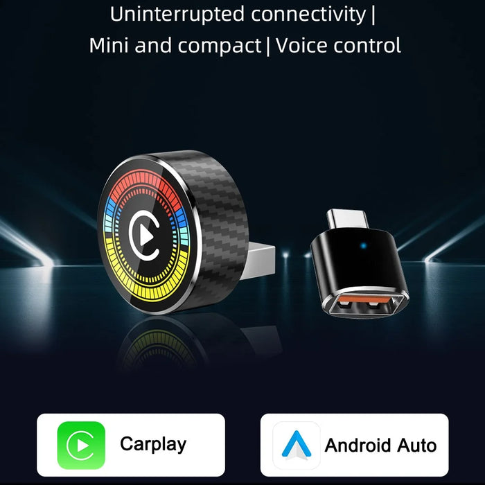 M47 2 in 1 AI Box Wireless Car Adapter for Car Play  /  Android Auto Upgrade Wired to Wireless Converter - 6