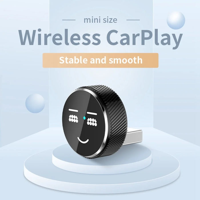M48 2 in 1 AI Box Cute Pattern Wireless Car Play Adapter for Car Play  /  Android Auto Wired to Wireless Converter - 3