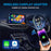 M48 2 in 1 AI Box Cute Pattern Wireless Car Play Adapter for Car Play  /  Android Auto Wired to Wireless Converter - 5