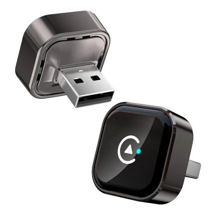 M62 2 in 1 AI Box Wireless Car Play Adapter for Built-in Car Play  /  Android Auto Wired to Wireless Converter - Black - 3
