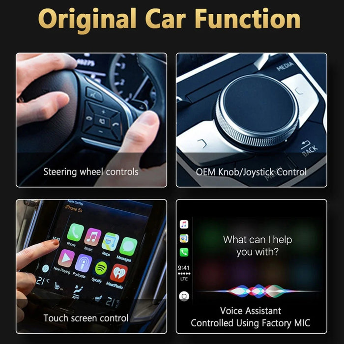 M65 Car Play AI Box Android 11 Wireless Car Play  /  Android Auto Smart Adapter 2GB+16GB - Black - 7