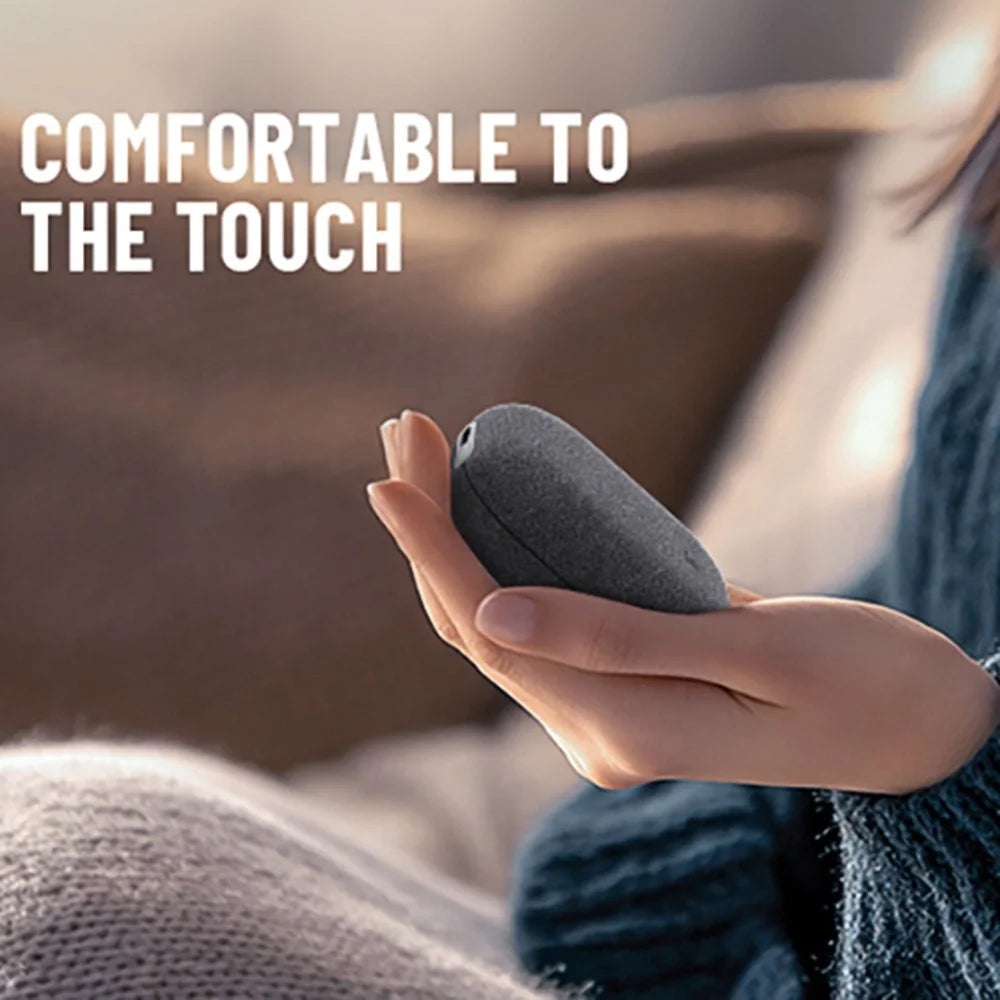 ICARER FAMILY X-MINI 4000mAh Rechargeable Hand Warmer 3 Temperature Settings USB-C Fast Charging Winter Hand Warmer - Black - 7