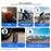 XUNDD XDOT-088 Digital Display Pump for Vehicle  /  Bicycle  /  Ball Portable Smart Tire Inflator with Emergency LED Light - Black - 4