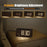 GS-G60 Wood Grain Digital Clock 1.8 Inch LED Display Dual Alarm Clock with Adjustable Volume and Brightness - Walnut - 4