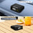 GS-301 Solar Powered Clock Temperature Display LED Digital Alarm Clock with Fatigue Driving Reminder - Black - 6