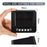 GS-301 Solar Powered Clock Temperature Display LED Digital Alarm Clock with Fatigue Driving Reminder - Black - 7