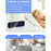 GS-G9 Dynamic RGB Large Display LED Digital Alarm Clock Calendar Desk Clock with Vibration Pad - White - 2