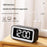 GS202-2 RGB Dynamic Color Display LED Digital Alarm Clock with Night Light Dual Brightness Control Desk Clock - Grey - 6