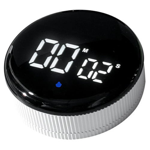 GS-302 Kitchen Timer Digital Countdown Clock Magnetic Rotating Electronic Stopwatch for Cooking / Fitness / Study - White - 1