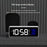 GS-8812 Multi-function Music Alarm Clock Mirror Display LED Digital Indoor Thermometer Hygrometer - White - 2