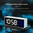 GS-8812 Multi-function Music Alarm Clock Mirror Display LED Digital Indoor Thermometer Hygrometer - White - 3