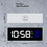 GS-8812 Multi-function Music Alarm Clock Mirror Display LED Digital Indoor Thermometer Hygrometer - White - 7