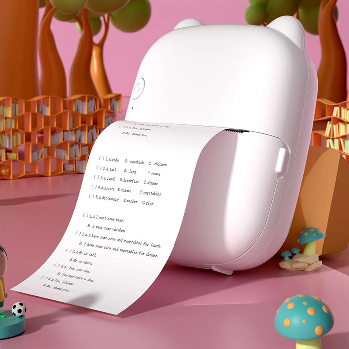 M8 Mini Thermal Printer AI Voice Control Portable Wireless Bluetooth-compatible Printer, Standard Edition - 4