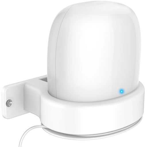 AHASTYLE DD03 For Google Nest WiFi Pro Holder Stand Space Saving Wall Mount Bracket - White - 1