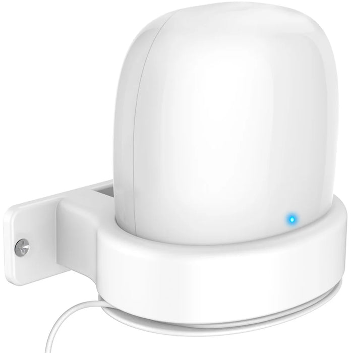 AHASTYLE DD03 For Google Nest WiFi Pro Holder Stand Space Saving Wall Mount Bracket - White - 1