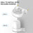 AHASTYLE DD03 For Google Nest WiFi Pro Holder Stand Space Saving Wall Mount Bracket - White - 3