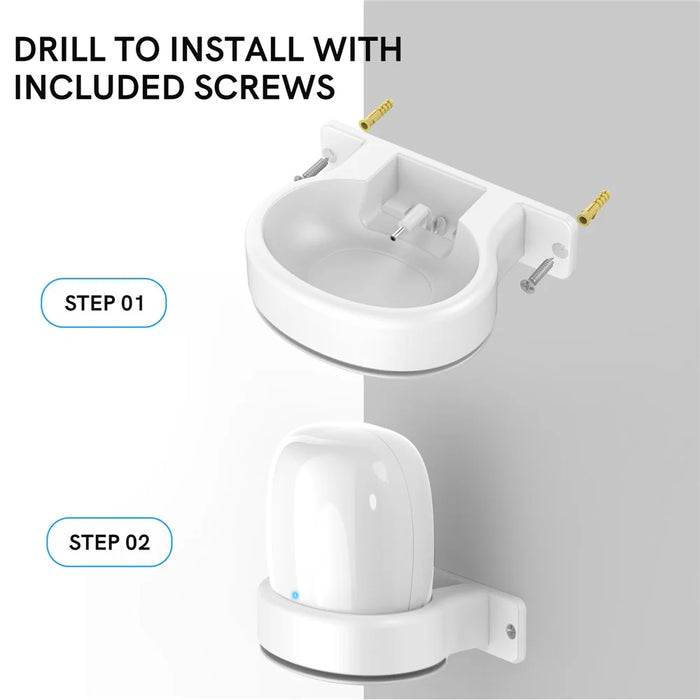 AHASTYLE DD03 For Google Nest WiFi Pro Holder Stand Space Saving Wall Mount Bracket - White - 3