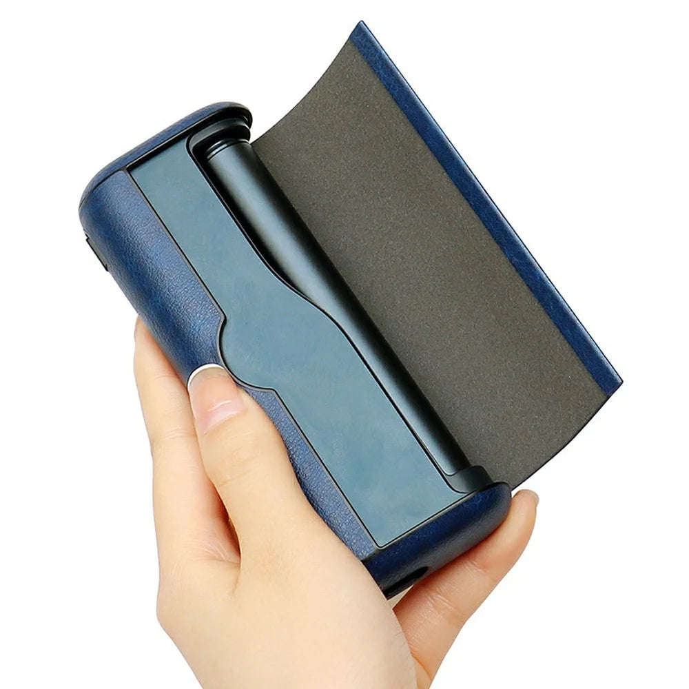 For IQOS ILUMA Prime  /  ILUMA I Prime Protective Case PU Leather PC Anti-Drop Cover - Black - 3