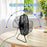6 Inch Solar Powered Fan 360 Degree Rotatable Exhaust Fan with 8W Waterproof Solar Panel for Outdoor Camping - 3