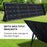 170W High Power 4-Fold Portable Solar Panel Outdoor Foldable Solar Charger with Stand - Monocrystalline Silicon Solar Cell/101668 - 3