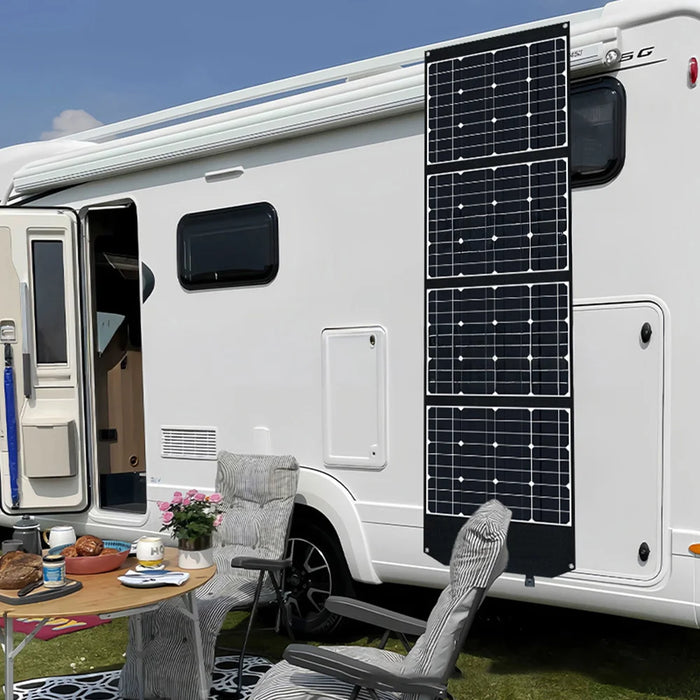 170W High Power 4-Fold Portable Solar Panel Outdoor Foldable Solar Charger with Stand - Monocrystalline Silicon Solar Cell/101668 - 5