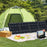 170W High Power 4-Fold Portable Solar Panel Outdoor Foldable Solar Charger with Stand - Monocrystalline Silicon Solar Cell/101668 - 6