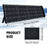 170W High Power 4-Fold Portable Solar Panel Outdoor Foldable Solar Charger with Stand - Monocrystalline Silicon Solar Cell/101668 - 7