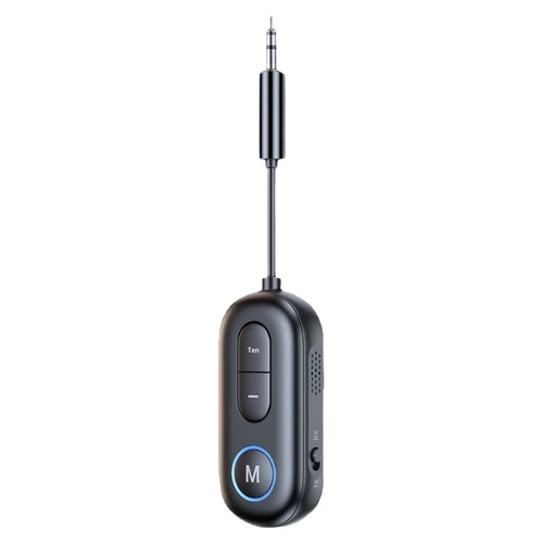 BT13 Bluetooth-compatible 5.4 Car Audio Adapter AUX 3.5mm Plug Receiver / Transmitter Device - Black - 1