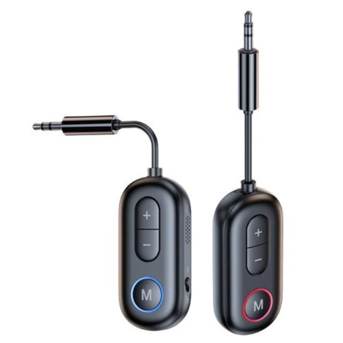 BT13 Bluetooth-compatible 5.4 Car Audio Adapter AUX 3.5mm Plug Receiver / Transmitter Device - Black - 2