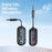 BT13 Bluetooth-compatible 5.4 Car Audio Adapter AUX 3.5mm Plug Receiver / Transmitter Device - Black - 3