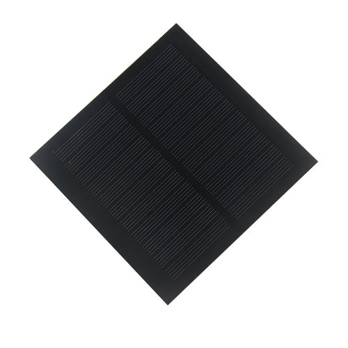 1.3W 5.5V Monocrystalline Silicon PET Laminated DIY Solar Panel for 3.7V-5V Battery Charging - 98 X 98mm - 1