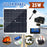 25W High Efficiency Solar Panel Portable Outdoor Emergency Charger with Dual USB Output for Camping / Hiking - Black - 2