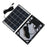 6W 5V Solar Charging Panel Type-C Output for Outdoor Camera Security Garden Lights - Black - 2