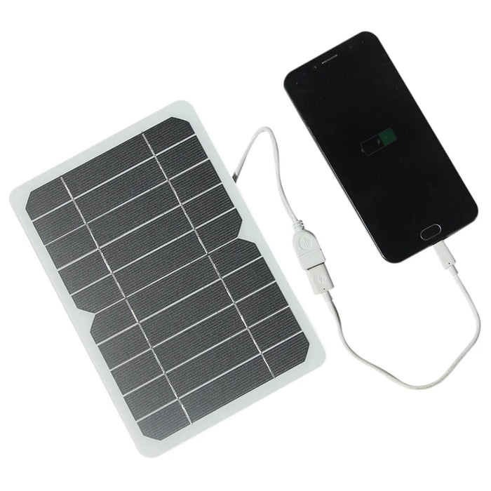 5W Solar Powered Panel with Oxygenator Pump Charging Panel for Outdoor Fishing / Aquarium Aeration - White - 2