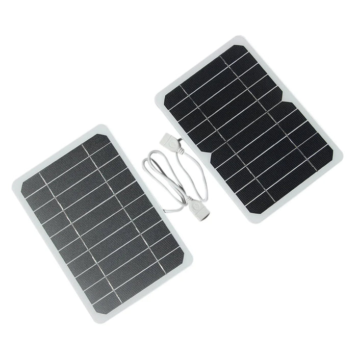 5W Solar Powered Panel with Oxygenator Pump Charging Panel for Outdoor Fishing / Aquarium Aeration - White - 3