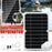 5W Solar Powered Panel with Oxygenator Pump Charging Panel for Outdoor Fishing / Aquarium Aeration - White - 5