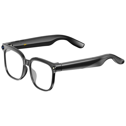 M02S AI Translation Smart Glasses with Camera IP65 Waterproof Video Recording Music Eyeglasses - Plano Lens - 1