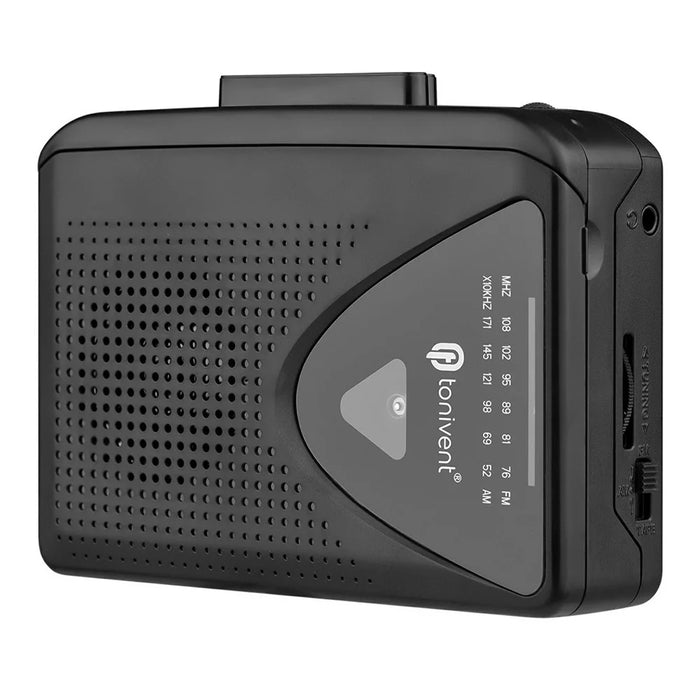 TONIVENT TON009 Retro Portable Cassette Player Built-in Speaker FM / AM Radio with 3.5mm Headphone Jack - 1