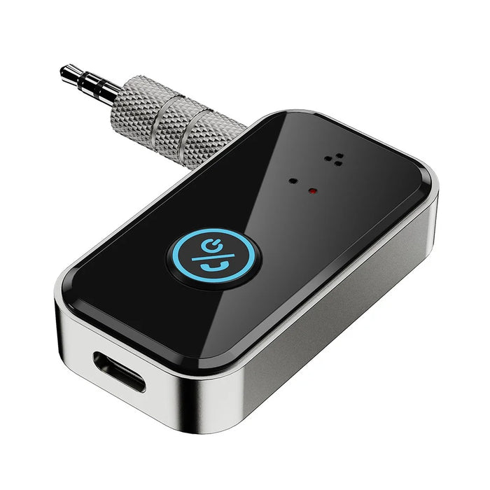 B4S 3.5mm Audio Adapter Wireless Transmitter Receiver Car BT 5.3 Device for Home / Car / Office - Black - 3