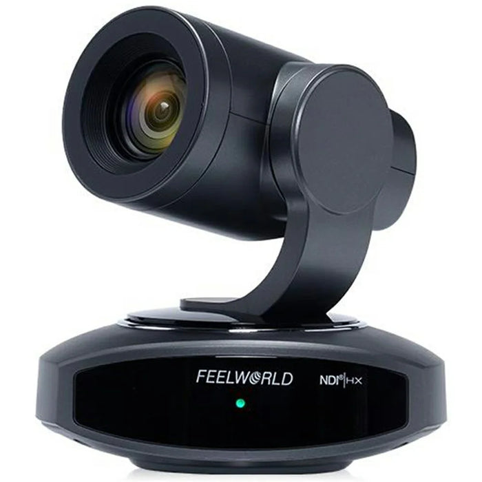 FEELWORLD NDI10X 10X Optical Zoom PTZ Camera 4K UHD AI Auto Tracking with PoE Support HD / USB / IP Output - US Plug - 2