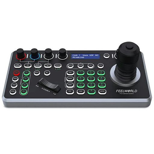 FEELWORLD KBC20N PTZ Camera Controller Joystick 4D Variable Speed with LCD Display Control Console - US Plug - 1
