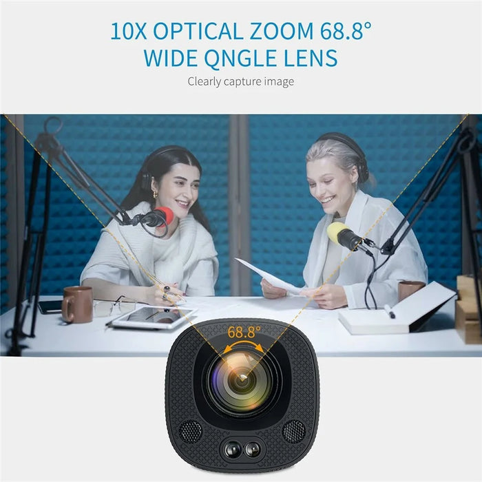 FEELWORLD HV10X Professional Streaming Camera 1080P 60fps Full HD HD USB3.0 Video Output Camera - US Plug - 5