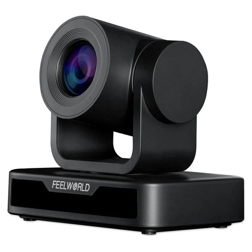 FEELWORLD USB10X PTZ Video Conference Camera 10X Optical Zoom USB2.0 Auto Focus AI Tracking Camera - US Plug - 1