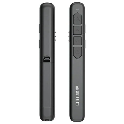 DM PT001S Wireless PPT Presentation Remote Control Pen Laser Pointer Hyperlink Function - Black - 2