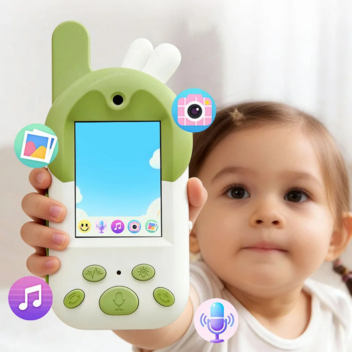 D100 2Pcs 2.0 Inch Kids Video Walkie Talkie Two-Way Intercom Device with Camera - Blue + Pink - 5
