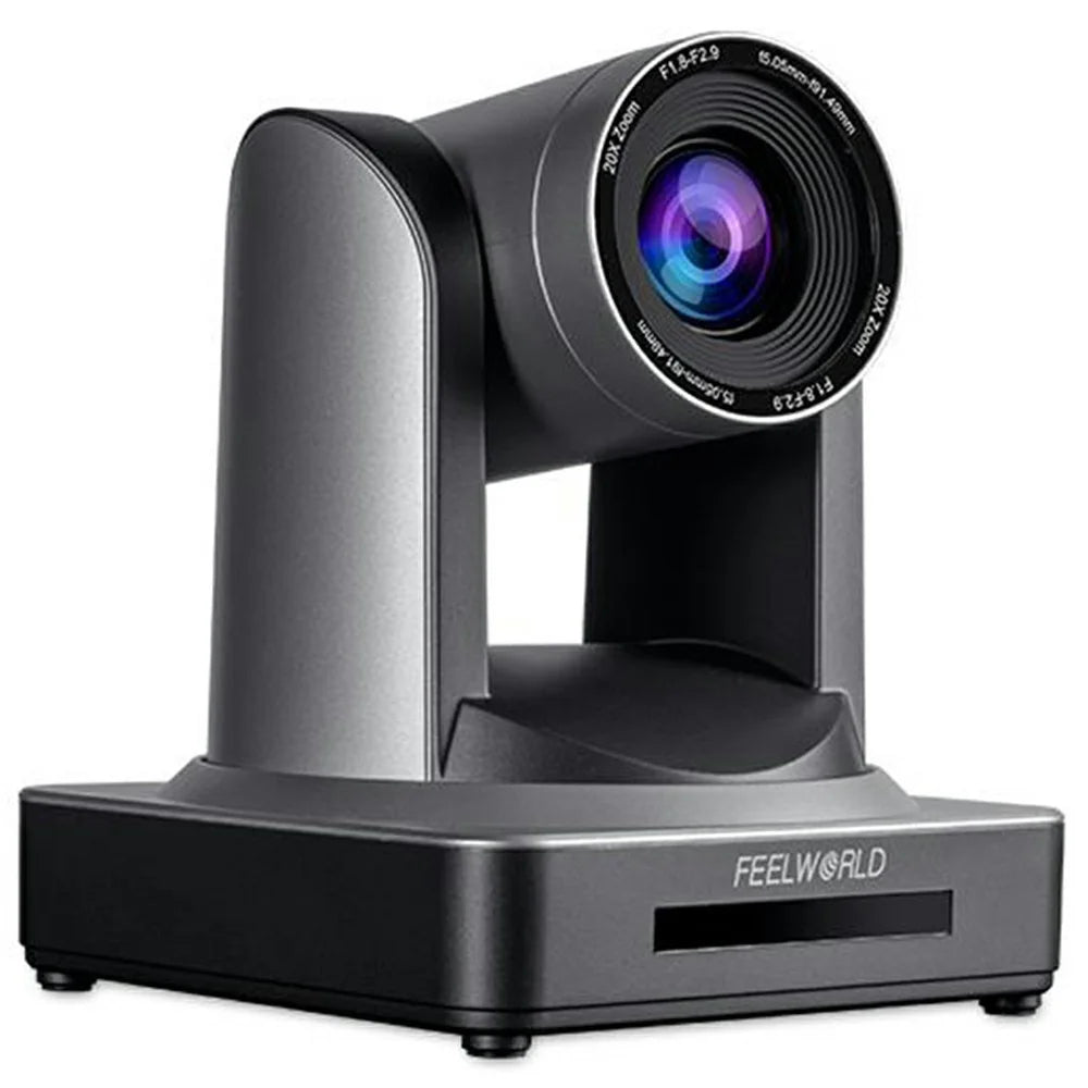 FEELWORLD POE20X 20X Zoom Camera Simultaneous USB HD 3G-SDI LAN Live Streaming PTZ Camera, PoE Supported - EU Plug - 3